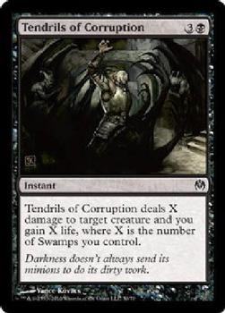 2010 Magic the Gathering Duel Decks:  Phyrexia vs. The Coalition #30 Tendrils of Corruption Front