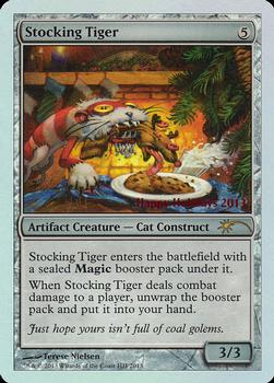 2013 Magic the Gathering Miscellaneous Promos #HH2013 Stocking Tiger Front