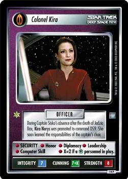 2003 Decipher Star Trek All Good Things #14P Colonel Kira Front
