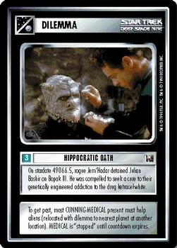 1995 Decipher Star Trek First Edition Promotional & Tournament  Cards #NNO Hippocratic Oath Front