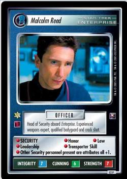 2006 Decipher Star Trek Enterprise Collection #NNO Malcolm Reed Front