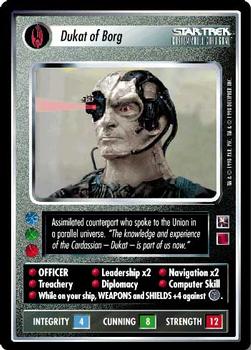 1999 Decipher Star Trek Enhanced First Contact #NNO Dukat of Borg Front