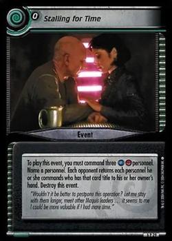 2004 Decipher Star Trek 2nd Edition Reflections 2.0 Foils Expansion #6P29 Stalling for Time Front