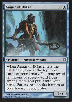 2013 Magic the Gathering Commander 2013 #30 Augur of Bolas Front