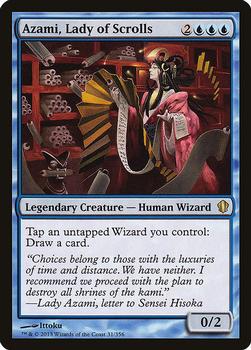 2013 Magic the Gathering Commander 2013 #31 Azami, Lady of Scrolls Front