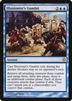 2013 Magic the Gathering Commander 2013 #47 Illusionist's Gambit Front