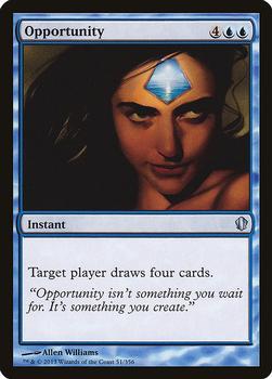 2013 Magic the Gathering Commander 2013 #51 Opportunity Front