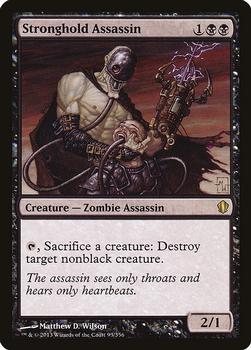 2013 Magic the Gathering Commander 2013 #93 Stronghold Assassin Front