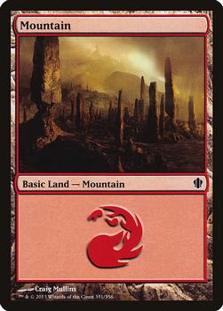 2013 Magic the Gathering Commander 2013 #351 Mountain Front