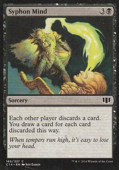 2014 Magic the Gathering Commander 2014 #165 Syphon Mind Front