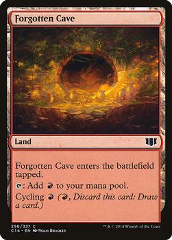 2014 Magic the Gathering Commander 2014 #296 Forgotten Cave Front