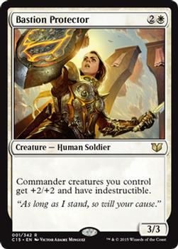 2015 Magic the Gathering Commander 2015 #1 Bastion Protector Front