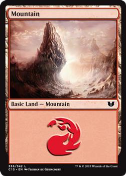 2015 Magic the Gathering Commander 2015 #336 Mountain Front