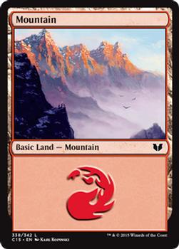 2015 Magic the Gathering Commander 2015 #338 Mountain Front