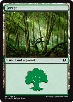 2015 Magic the Gathering Commander 2015 #339 Forest Front