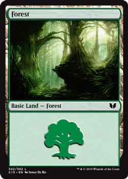 2015 Magic the Gathering Commander 2015 #342 Forest Front