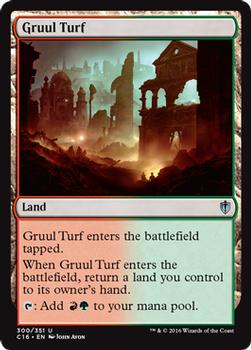 2016 Magic the Gathering Commander #300 Gruul Turf Front