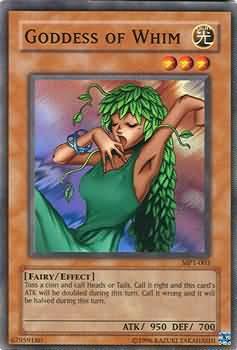 2002 Yu-Gi-Oh! McDonald's Promos #MP1-003 Goddess of Whim Front