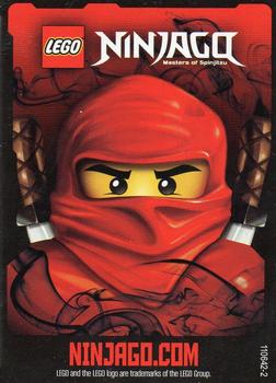 2012 Lego Ninjago Masters of Spinjitsu Deck 2 #9 Jay ZX Back