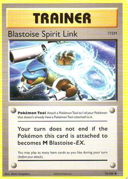 2016 Pokemon XY Evolutions #73/108 Blastoise Spirit Link Front