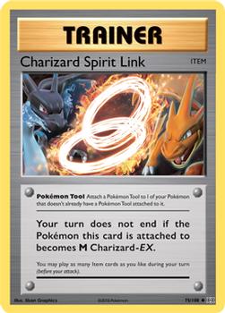 2016 Pokemon XY Evolutions #75/108 Charizard Spirit Link Front