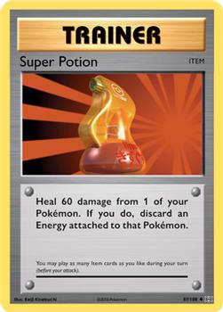 2016 Pokemon XY Evolutions #87/108 Super Potion Front