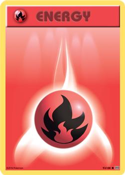 2016 Pokemon XY Evolutions #92/108 Fire Energy Front