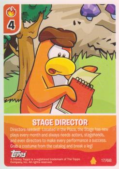 2009 Topps Club Penguin Card-Jitsu Fire #17 Stage Director Front