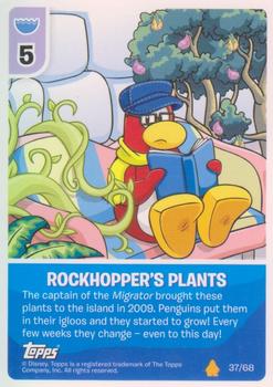 2009 Topps Club Penguin Card-Jitsu Fire #37 Rockhopper's Plants Front