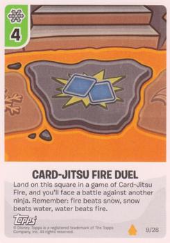 2010 Topps Club Penguin Card Jitsu Fire Expansion Deck #9 Card-Jitsu Fire Duel Front