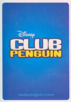 2010 Topps Club Penguin Card Jitsu Fire Expansion Deck #11 Building the Entrance Back