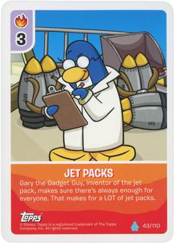 2010 Topps Club Penguin Card-Jitsu Water #43 Jet Packs Front