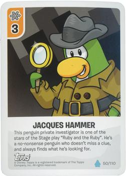 2010 Topps Club Penguin Card-Jitsu Water #50 Jacques Hammer Front