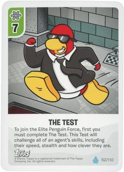 2010 Topps Club Penguin Card-Jitsu Water #52 The Test Front
