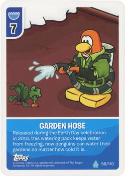 2010 Topps Club Penguin Card-Jitsu Water #58 Garden Hose Front