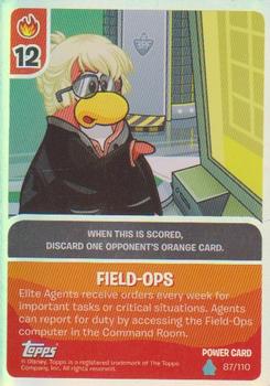 2010 Topps Club Penguin Card-Jitsu Water #87 Field Ops Front