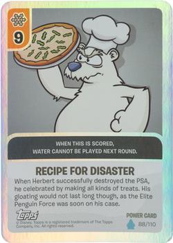 2010 Topps Club Penguin Card-Jitsu Water #88 Recipe For Disaster Front