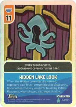 2010 Topps Club Penguin Card-Jitsu Water #94 Hidden Lake Lock Front