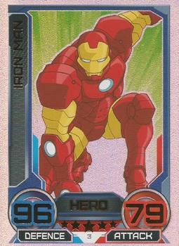 2014 Topps Marvel Hero Attax Series 3 #3 Iron Man Front