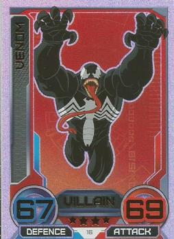 2014 Topps Marvel Hero Attax Series 3 #16 Venom Front