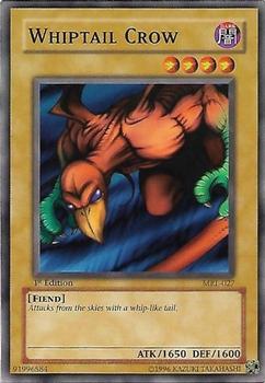 2002 Yu-Gi-Oh! Magic Ruler North American English 1st Edition  #MRL-027 Whiptail Crow Front