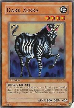 2002 Yu-Gi-Oh! Magic Ruler North American English 1st Edition  #MRL-084 Dark Zebra Front