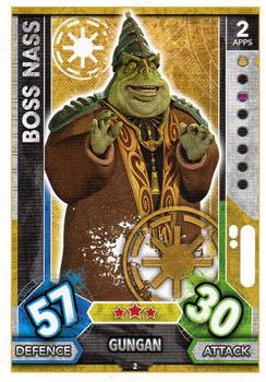 Star Wars Galactic Files Series 1 Base Card #23 Boss Nass 