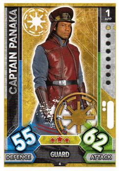 2017 Topps Star Wars Force Attax Universe #4 Captain Panaka Front