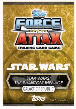 2017 Topps Star Wars Force Attax Universe #8 Padme Amidala Back