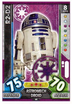 2017 Topps Star Wars Force Attax Universe #60 R2-D2 Front