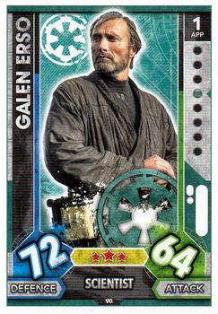 2017 Topps Star Wars Force Attax Universe #90 Galen Erso Front