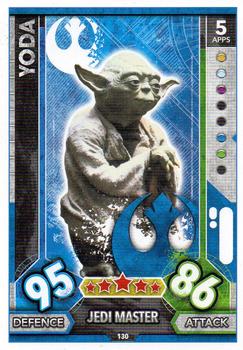 2017 Topps Star Wars Force Attax Universe #130 Yoda Front