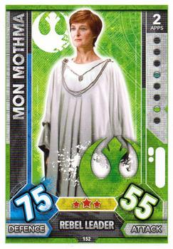 2017 Topps Star Wars Force Attax Universe #152 Mon Mothma Front