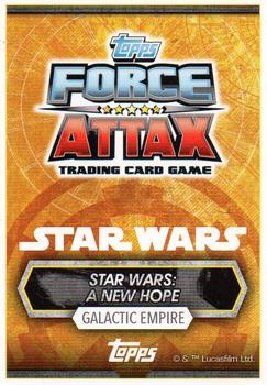 2017 Topps Star Wars Force Attax Universe #242 Captain Khurgee Back